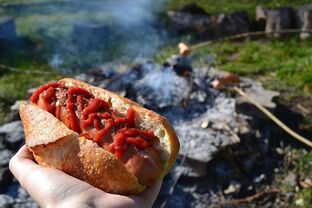 Hot dog comida nociva para a potencia